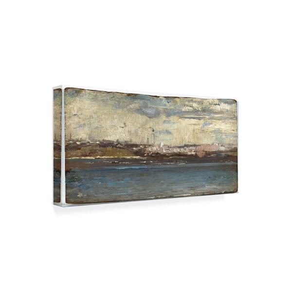 Tom Roberts 'The Harbor' Canvas Art,10x19